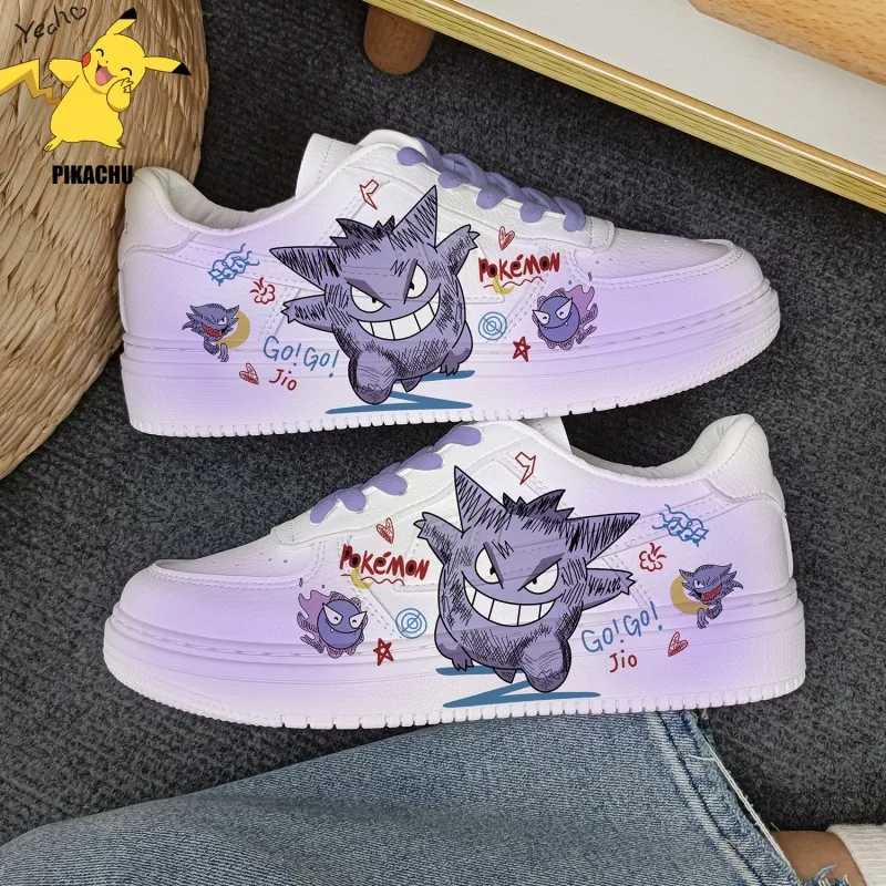 Повседневные Удобные кроссовки для бега Pokemon Gengar с рисунком в виде героев мультфильмов для аниме, Симпатичные парные кроссовки, детский подарок
Повседневные Удобные кроссовки для бега Pokemon Gengar с рисунком в виде героев мультфильмов для аниме, Симпатичные парные кроссовки, детский подарок