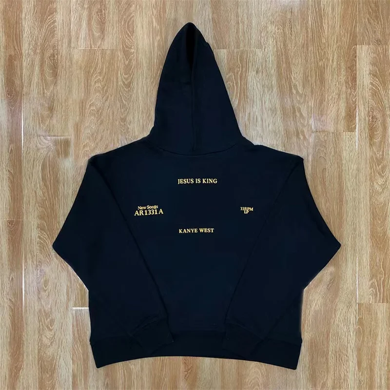 Kanye West Hoodie Men's Women's High Quality High Street Hooded Sweatshirt Foam Print JESUS IS KING Logo Pullover
Kanye West Hoodie Men's Women's High Quality High Street Hooded Sweatshirt Foam Print JESUS IS KING Logo Pullover