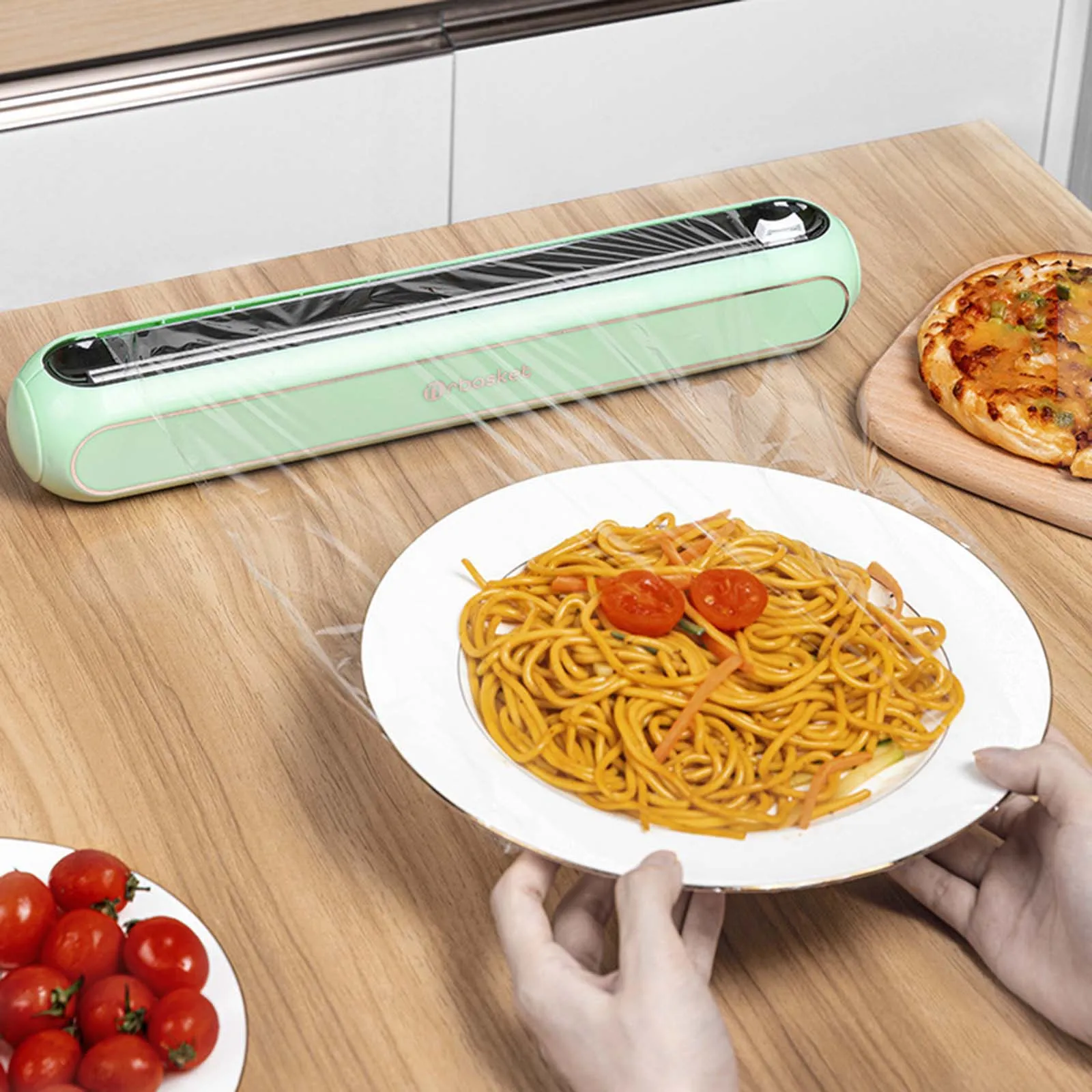 Household Cling Film Foil Sharp Cutter Kitchen Food Wrap Dispenser Roll Holder Tool Multipurpose Refillable Kitchen Tool Acc
Household Cling Film Foil Sharp Cutter Kitchen Food Wrap Dispenser Roll Holder Tool Multipurpose Refillable Kitchen Tool Acc