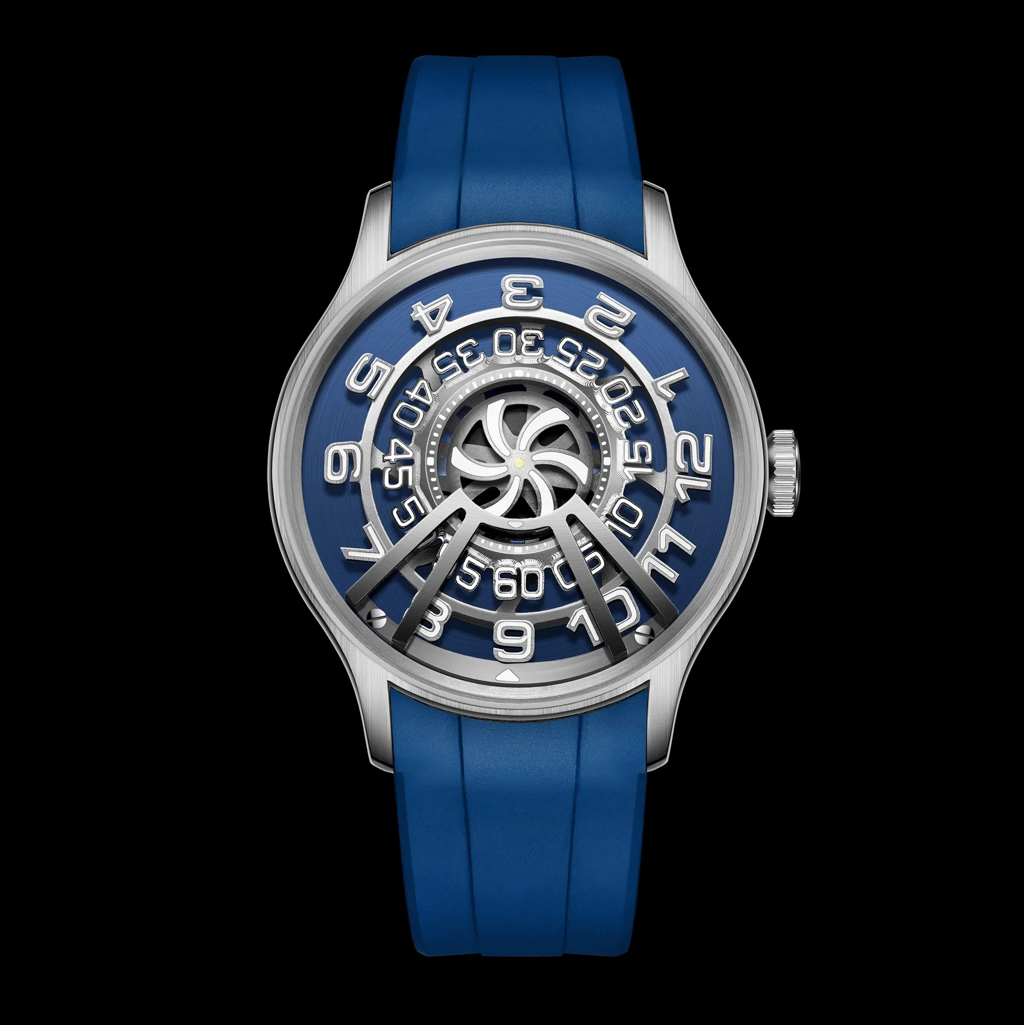 

OBLVLO Men Automatic Watch 41MM Luxury Mechanical Wristwatch Luminous 5ATM Waterproof Sapphire Rotatable Concept Dial