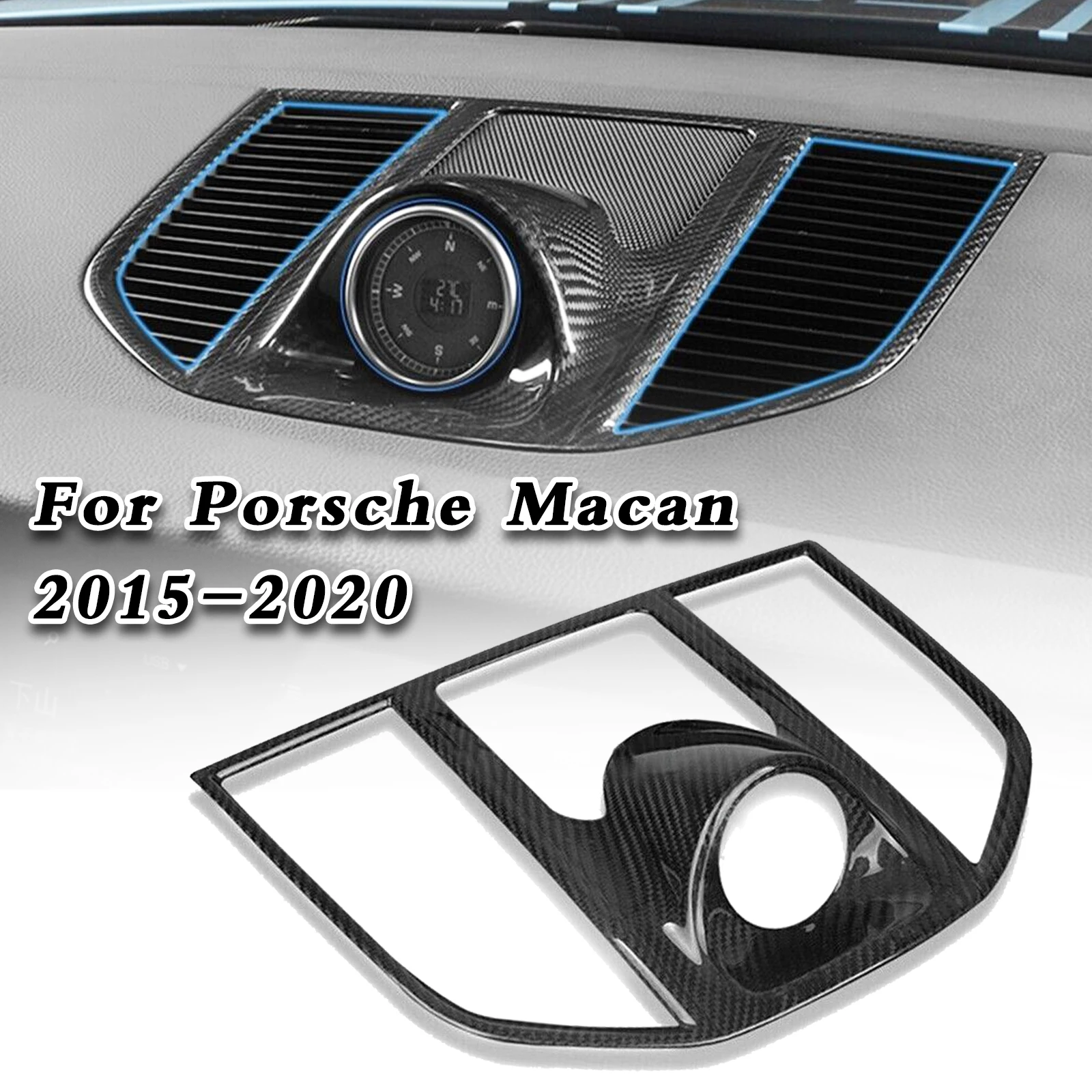 Dashboard Air Outlet Cover Vent Trim Gauge Pod Dash Board Frame Strip Carbon Fiber For Porsche Macan 2014-2020
Dashboard Air Outlet Cover Vent Trim Gauge Pod Dash Board Frame Strip Carbon Fiber For Porsche Macan 2014-2020