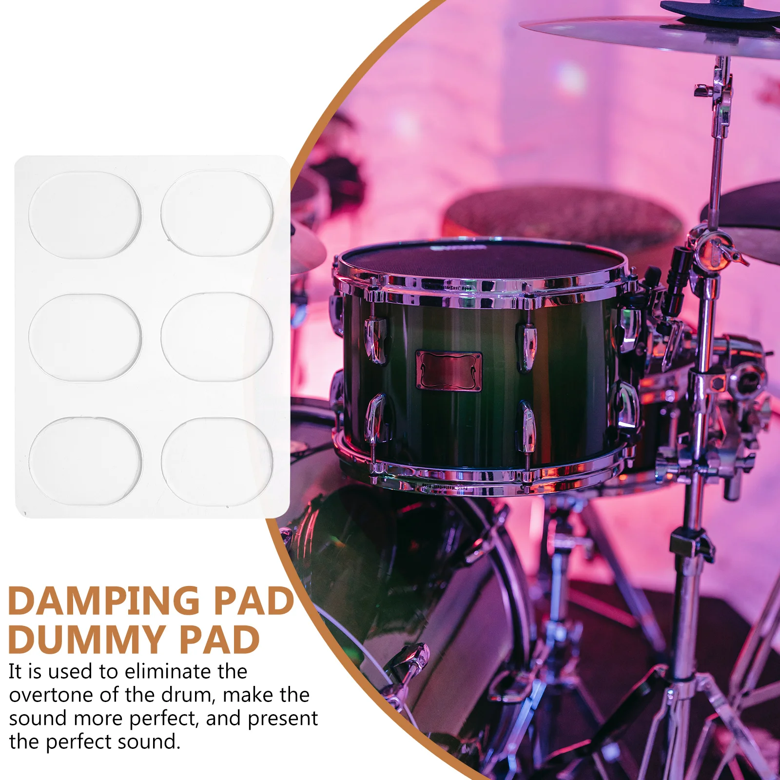 Dumb Drum Pad Mute Stickers Supplies Dampeners Head Pads Accessories Self-adhesive Mats Silence Silencers Silicone Snare
Dumb Drum Pad Mute Stickers Supplies Dampeners Head Pads Accessories Self-adhesive Mats Silence Silencers Silicone Snare