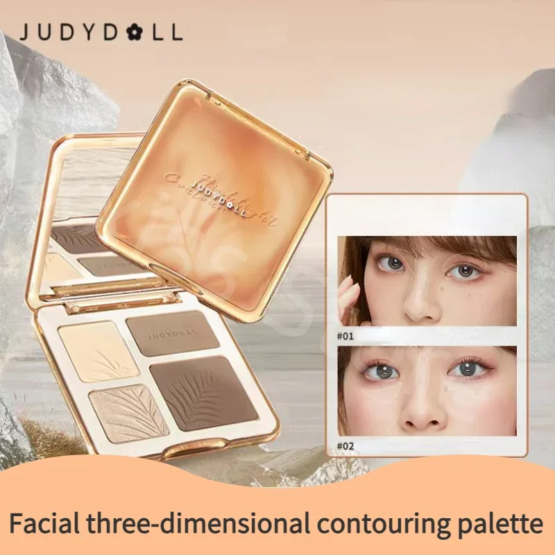 

Полимерная палитра Judyoll для контуринга лица, стойкая Глянцевая блестящая осветляющая искусственная матовая 3d-контурирование носа