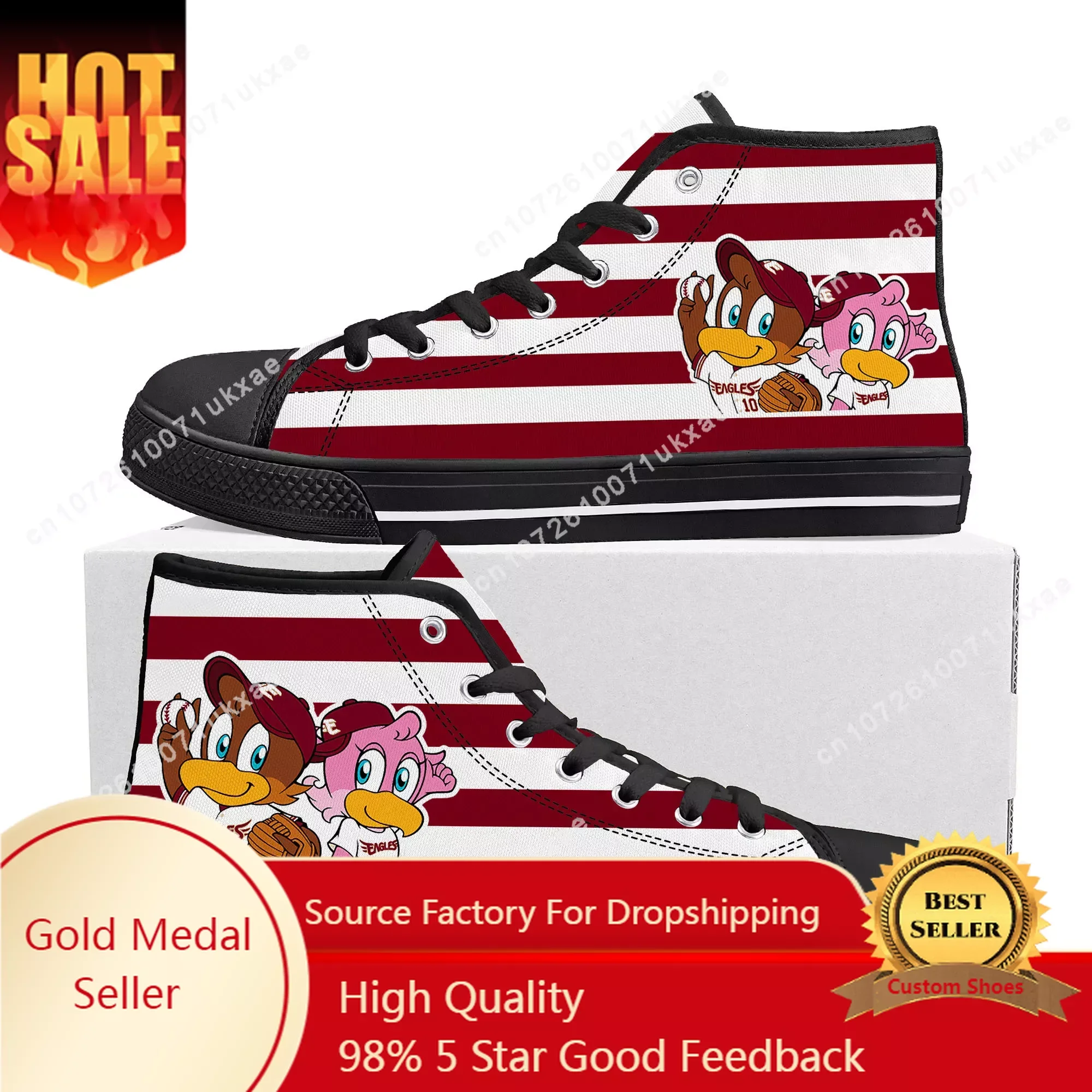 Tohoku Golden Eagles baseball High Top Sneakers Mens Womens Teenager Canvas High Quality Sneaker Casual Custom Made Shoes DIY
Tohoku Golden Eagles baseball High Top Sneakers Mens Womens Teenager Canvas High Quality Sneaker Casual Custom Made Shoes DIY