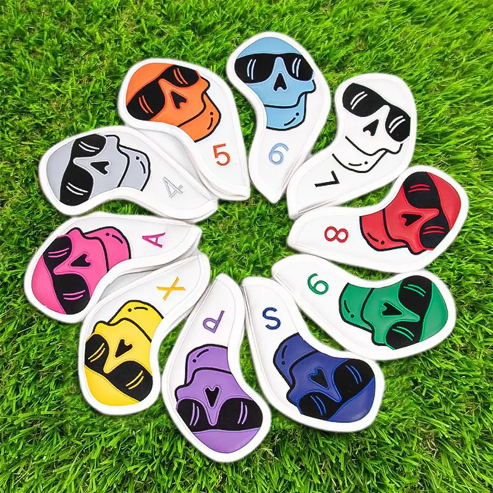 10Pcs Golf Club Covers Cartoon Face Faux Leather Golf Club Head Protective Covers Waterproof Club Head Cover Golf Club Protector
10Pcs Golf Club Covers Cartoon Face Faux Leather Golf Club Head Protective Covers Waterproof Club Head Cover Golf Club Protector