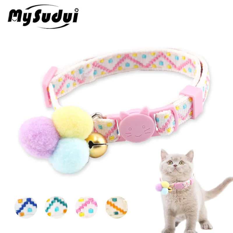 Breakaway Cat Collar Lightweight Pet Collar Safety Adjustable Durable Soft With Bell Plush Ball For Kittens Cats Rabbits Puppies
Breakaway Cat Collar Lightweight Pet Collar Safety Adjustable Durable Soft With Bell Plush Ball For Kittens Cats Rabbits Puppies