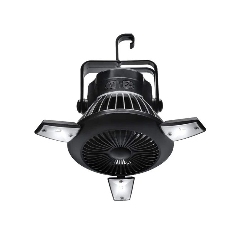 Camping Fan with LED Lights Tent Fan with Hanging Hook Rechargeable Battery Operated Handy Fan for Home and Camping
Camping Fan with LED Lights Tent Fan with Hanging Hook Rechargeable Battery Operated Handy Fan for Home and Camping