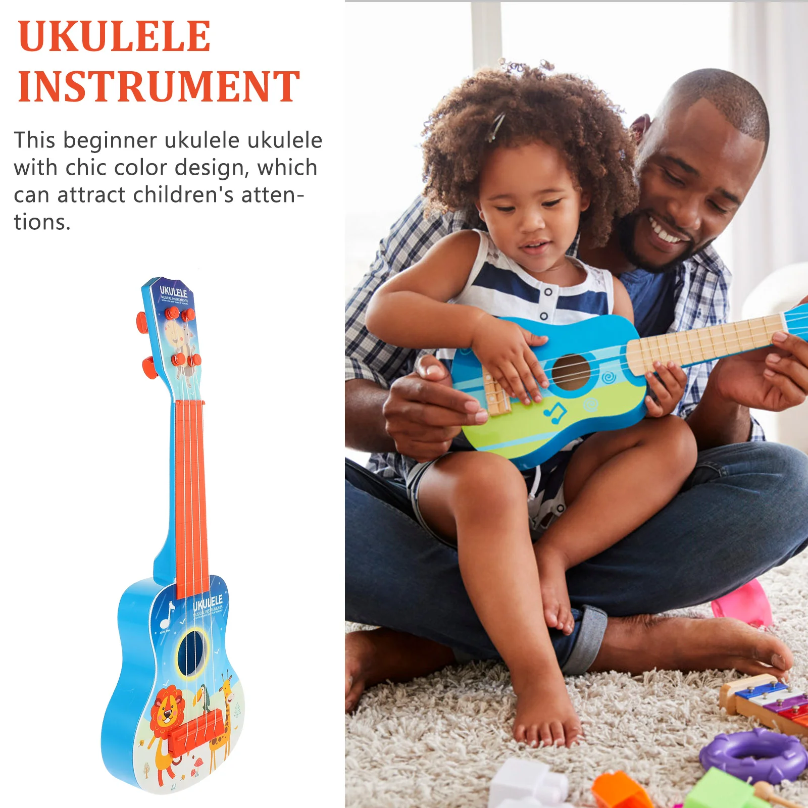 Children's Guitar Kid Gifts Ukulele Major Professional Kids Plastic Toddler for Beginner
Children's Guitar Kid Gifts Ukulele Major Professional Kids Plastic Toddler for Beginner