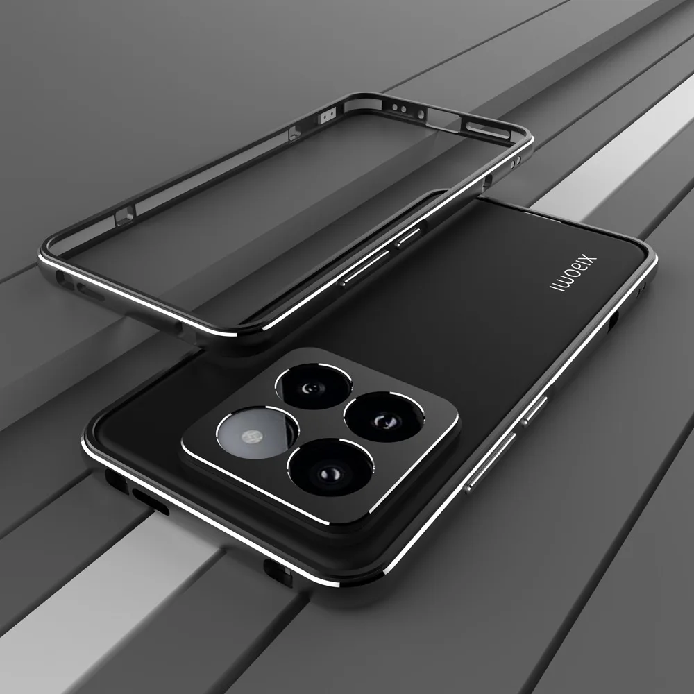 Original Metal Bumper Phone Cases For Xiaomi Mi 14 Mi14 Pro Aluminium Frame Protective Cover Fashion Shell Case
Original Metal Bumper Phone Cases For Xiaomi Mi 14 Mi14 Pro Aluminium Frame Protective Cover Fashion Shell Case