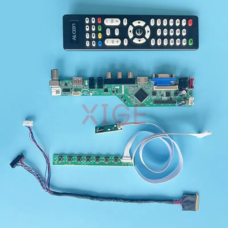 Плата контроллера для HSD101PHW1 LTN101AT03 M101NWN8, ЖК-контроллер, 40-контактный LVDS VGA + HDMI + AV + USB, аналоговый ТВ, комплект для 15,6-дюймового ноутбука, 10,1*1366
Плата контроллера для HSD101PHW1 LTN101AT03 M101NWN8, ЖК-контроллер, 40-контактный LVDS VGA + HDMI + AV + USB, аналоговый ТВ, комплект для 15,6-дюймового ноутбука, 10,1*1366