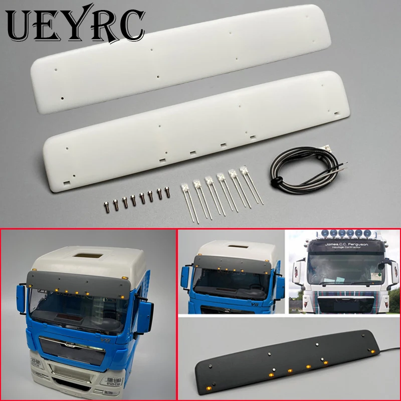 1:14th Scale LED Visor Light Roof Decorative Lamp for Tamiya RC Truck Tipper MAN TGS TGX F2000 LESU Car DIY Accessories
1:14th Scale LED Visor Light Roof Decorative Lamp for Tamiya RC Truck Tipper MAN TGS TGX F2000 LESU Car DIY Accessories
