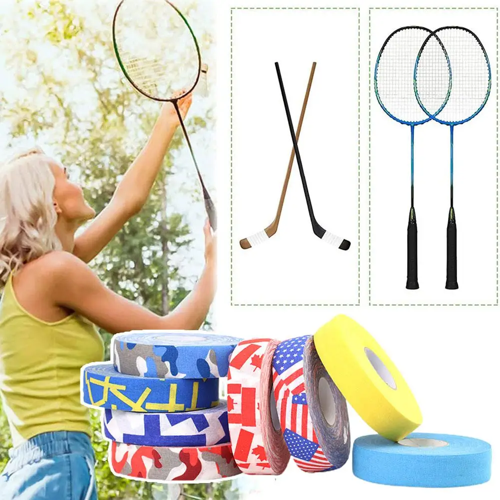 Wear-Resistant Waterproof Hockey Grip Tape Anti-slip Elastic Athletic Tape Polyester Sports Ice Hockey Bandage Sport Tape G P1C8
Wear-Resistant Waterproof Hockey Grip Tape Anti-slip Elastic Athletic Tape Polyester Sports Ice Hockey Bandage Sport Tape G P1C8