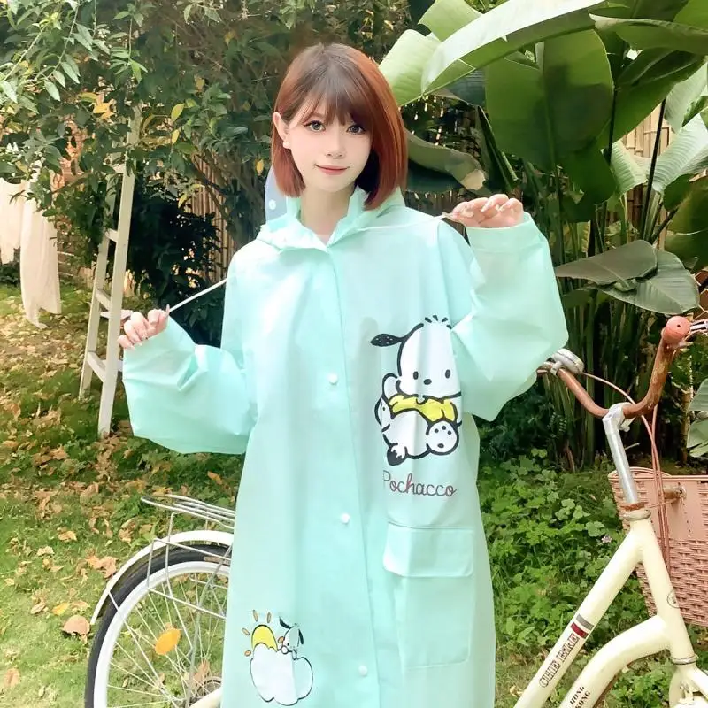 Anime Sanrio Raincoat Pochacco Accessories Cute Kawaii Adult Riding Rain Poncho Full Body Long Waterproof Toys for Girls Gift
Anime Sanrio Raincoat Pochacco Accessories Cute Kawaii Adult Riding Rain Poncho Full Body Long Waterproof Toys for Girls Gift