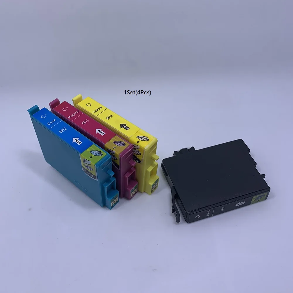 Compatible ink cartridge T0611-T0614 For Epson Stylus D68/D88/D88PE/DX4800/DX4850/DX4200/DX3800/DX3850(Europe)
Compatible ink cartridge T0611-T0614 For Epson Stylus D68/D88/D88PE/DX4800/DX4850/DX4200/DX3800/DX3850(Europe)