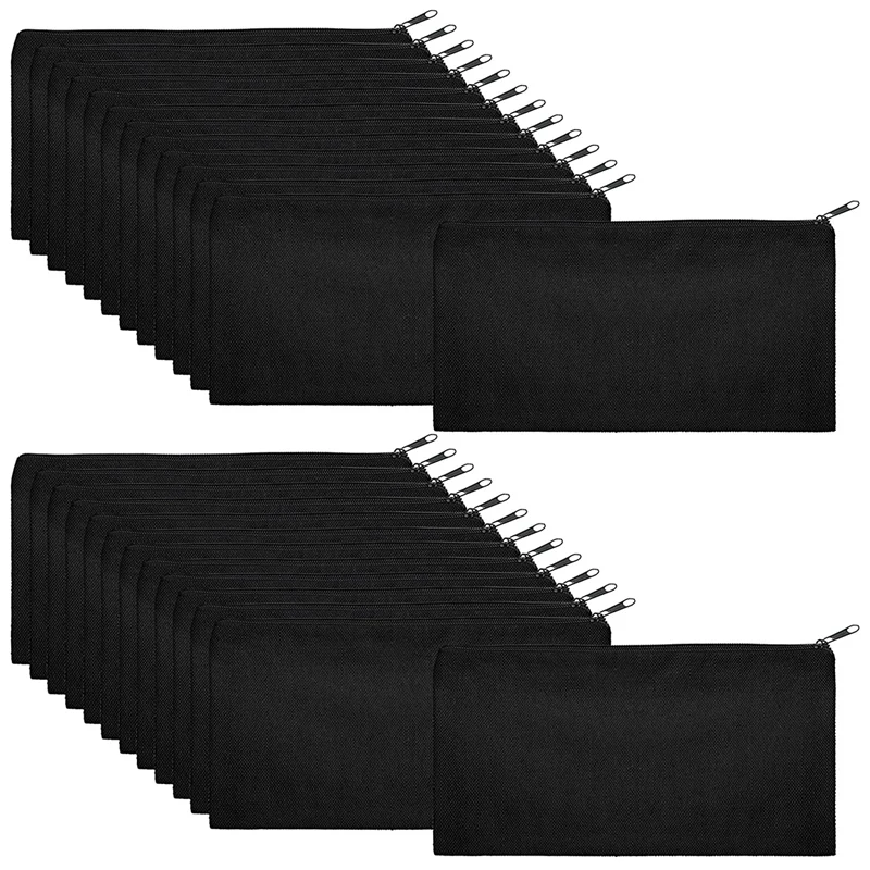 50Pcs Canvas Cosmetic Bag With Zipper Bag Bag Plain Cosmetic Bag Blank DIY Stationery Cosmetic Craft Bag
50Pcs Canvas Cosmetic Bag With Zipper Bag Bag Plain Cosmetic Bag Blank DIY Stationery Cosmetic Craft Bag