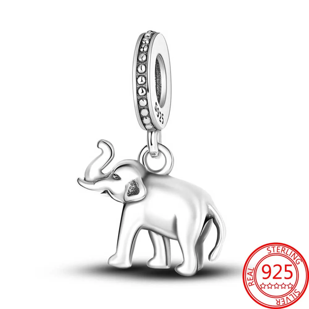 Authentic Real 925 Sterling Silver Healthy & Lucky Elephant Dangle Charm fit Original Pandora Bracelet DIY Jewelry Makings
Authentic Real 925 Sterling Silver Healthy & Lucky Elephant Dangle Charm fit Original Pandora Bracelet DIY Jewelry Makings