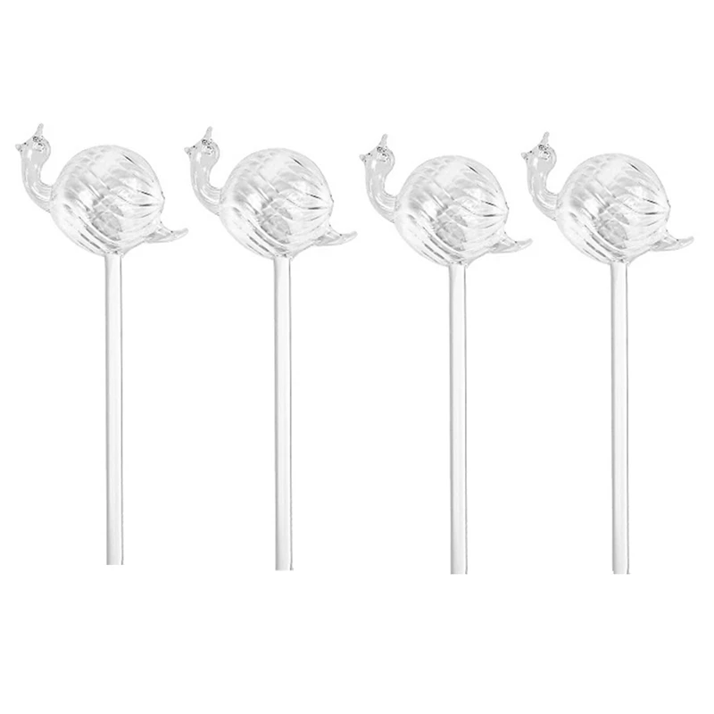 4PCS Snail Shape Glass Plant Flower Water Feeder Automatic Drip Irrigation Device Transparent
4PCS Snail Shape Glass Plant Flower Water Feeder Automatic Drip Irrigation Device Transparent