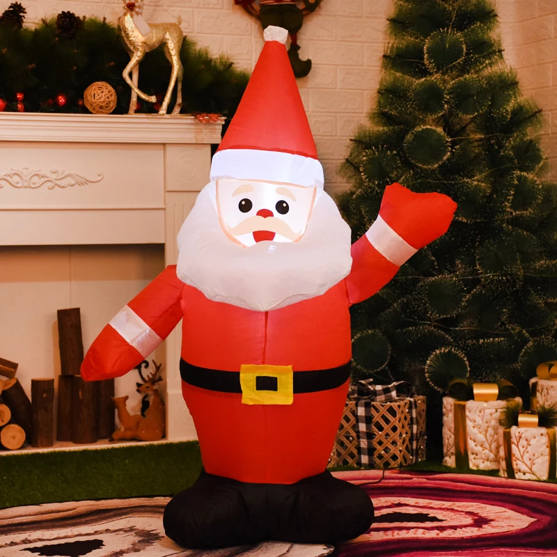 Cartoon Giant Santa Claus with Crutch Inflatable Toys Christmas Props Snowman Christmas Party Decorations Party Balloons
Cartoon Giant Santa Claus with Crutch Inflatable Toys Christmas Props Snowman Christmas Party Decorations Party Balloons