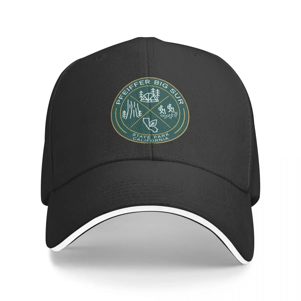 

Pfeiffer Big Sur State Park Heraldic Logo Baseball Cap New In Hat |-F-| Hat Luxury Brand Hip Hop Caps Male Women's