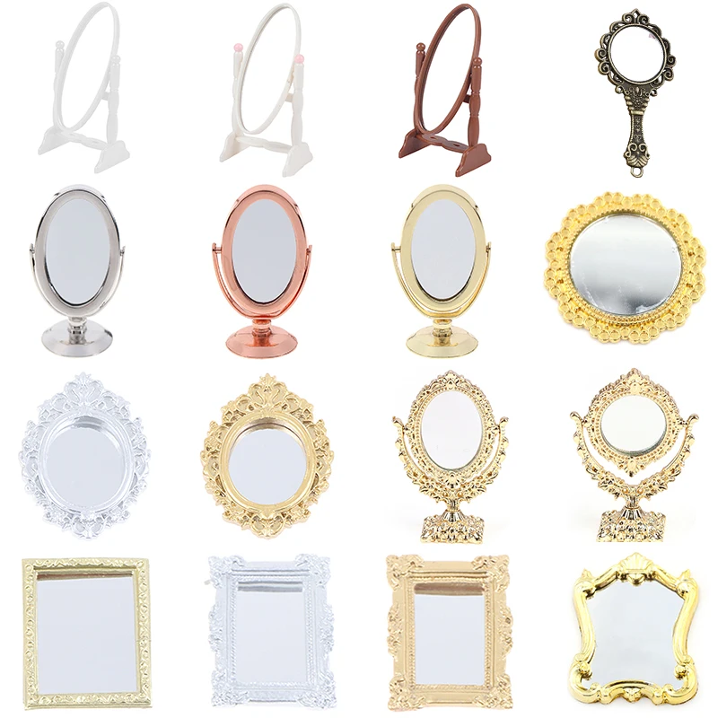1/12 Dollhouse Miniature Frame Accessories Furniture Miniature Mirror Wall Room Mirror Doll House Mirror
1/12 Dollhouse Miniature Frame Accessories Furniture Miniature Mirror Wall Room Mirror Doll House Mirror