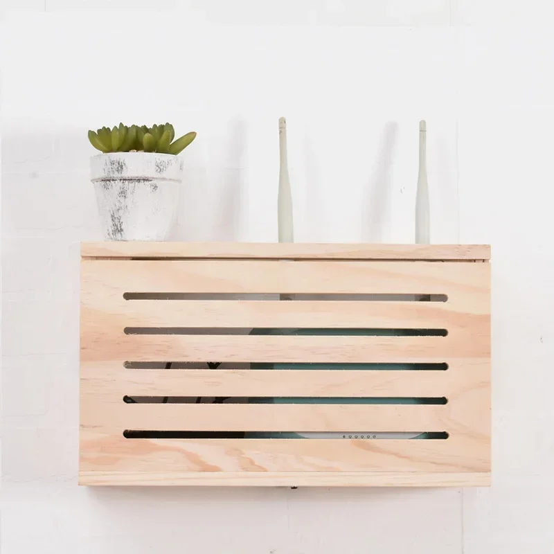 Wall-Mounted Storage Container for Wireless Router WiFi Set-Top BoxSturdy Design with No Drilling RequiredDecorative for Home
Wall-Mounted Storage Container for Wireless Router WiFi Set-Top BoxSturdy Design with No Drilling RequiredDecorative for Home