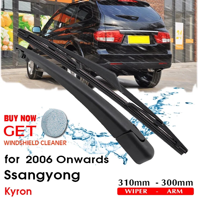 BROSHOO Car Rear Wiper Blades Back Windscreen Wiper Arm For Ssangyong Kyron Hatchback (2006-) 310mm,Windshield Auto Styling
BROSHOO Car Rear Wiper Blades Back Windscreen Wiper Arm For Ssangyong Kyron Hatchback (2006-) 310mm,Windshield Auto Styling