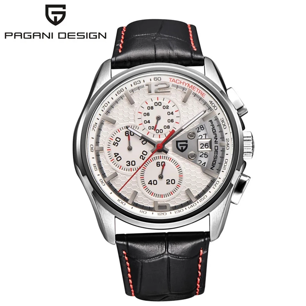 

PAGANI DESIGN Men Quartz Wristwatch Fashionable Sports Watches with Calendar 30M Waterproof Watch for Men reloj hombre PD3306