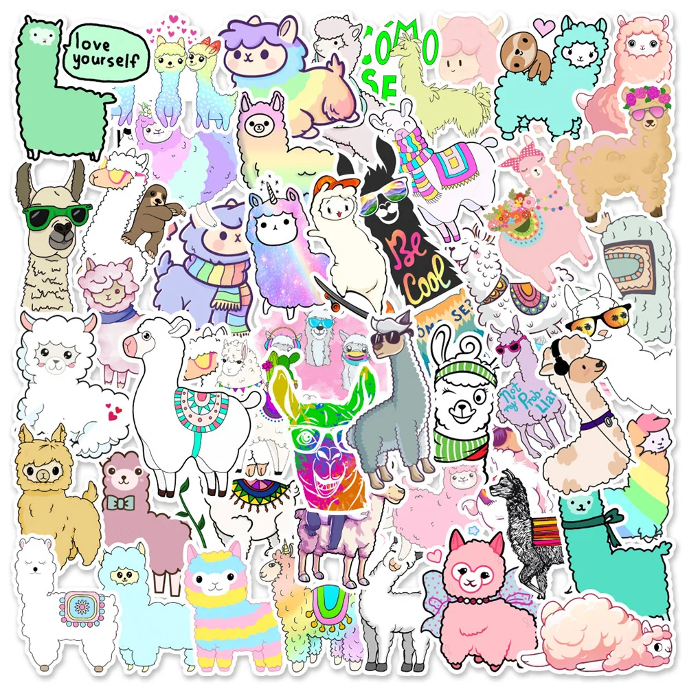 10/30/50PCS Animal Alpaca Graffiti Sticker Cartoon Creative Sticker Desk Computer Refrigerator Car Waterproof Sticker Wholesale
10/30/50PCS Animal Alpaca Graffiti Sticker Cartoon Creative Sticker Desk Computer Refrigerator Car Waterproof Sticker Wholesale