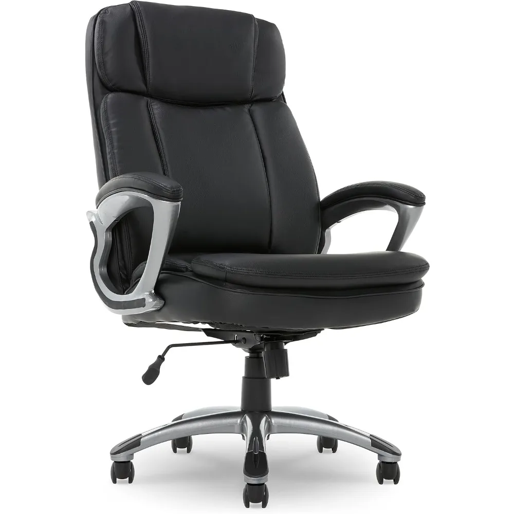 Big and Tall High Back Executive Office Ergonomic Gaming Computer Chair with Layered Body Pillows, Contoured Lumbar Zone, Black
Big and Tall High Back Executive Office Ergonomic Gaming Computer Chair with Layered Body Pillows, Contoured Lumbar Zone, Black