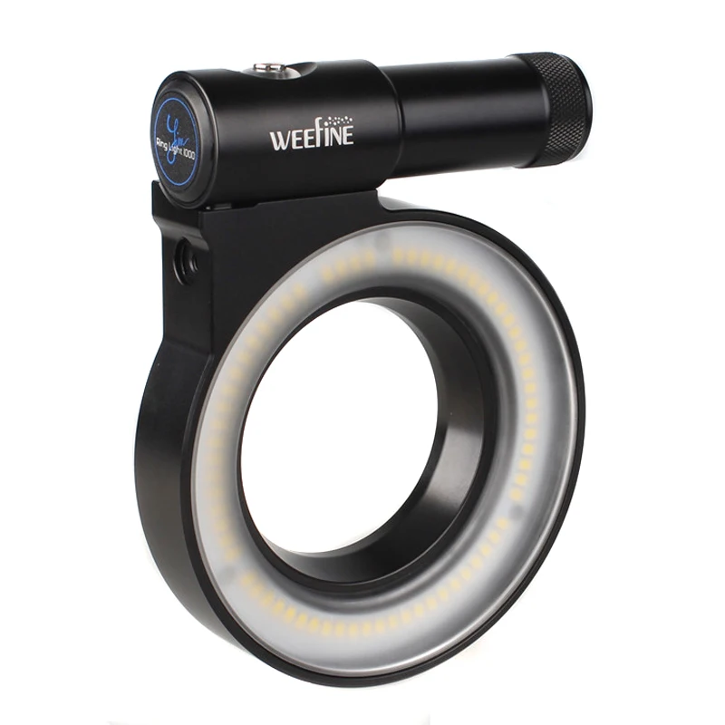 

Weefine Wf051 Wf058 Ring Light 3000 Lumens Macro Close-up Fill Diving Flashlight With Red Focus Underwater Flashing Uv Fluoresc