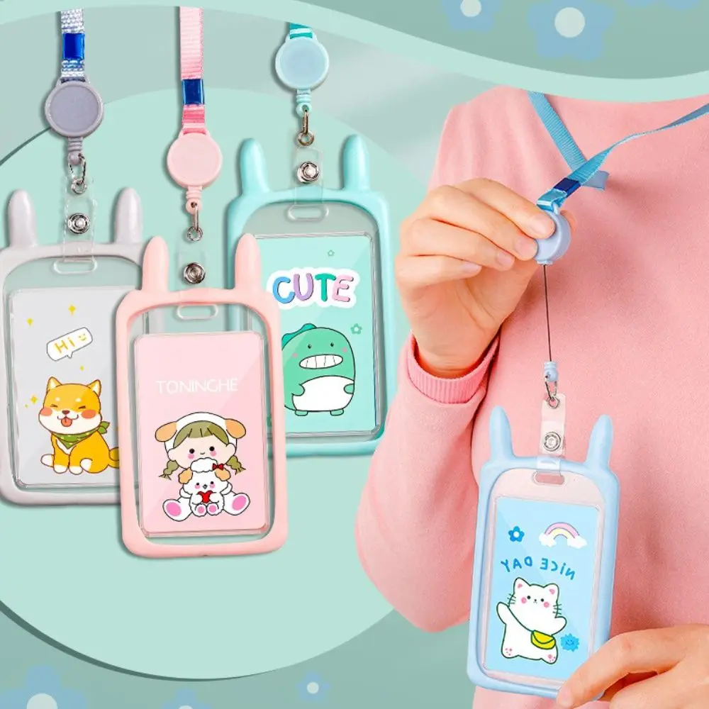 Kawaii держатели для бейджей с кроличьими ушками защитный чехол для студенческого кампуса для удостоверения личности подвесной шейный держатель для длинных веревок для карт
Kawaii держатели для бейджей с кроличьими ушками защитный чехол для студенческого кампуса для удостоверения личности подвесной шейный держатель для длинных веревок для карт