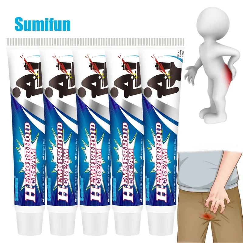 Sumifun 5 шт. травяная мазь от геморроя Крем для лечения анальной трещины суппозиторий китайской медицины мощный Женский 20 г
Sumifun 5 шт. травяная мазь от геморроя Крем для лечения анальной трещины суппозиторий китайской медицины мощный Женский 20 г