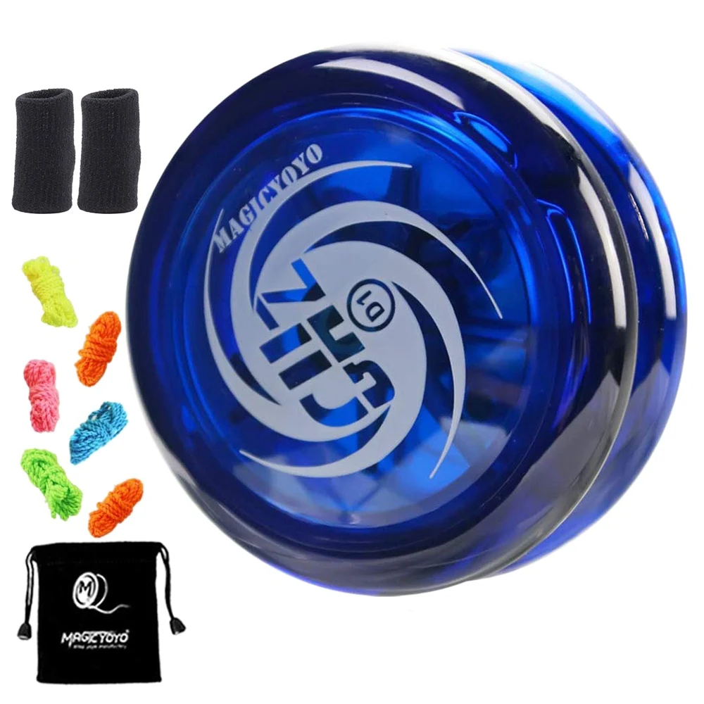 Йо-Йо MAGICYOYO реагирующий D1 ГГц, Профессиональный Йо-Йо с циклированием для детей, для начинающих, СО ШНУРАМИ йо-йо + напальчник + сумка йо-йо, синий
Йо-Йо MAGICYOYO реагирующий D1 ГГц, Профессиональный Йо-Йо с циклированием для детей, для начинающих, СО ШНУРАМИ йо-йо + напальчник + сумка йо-йо, синий