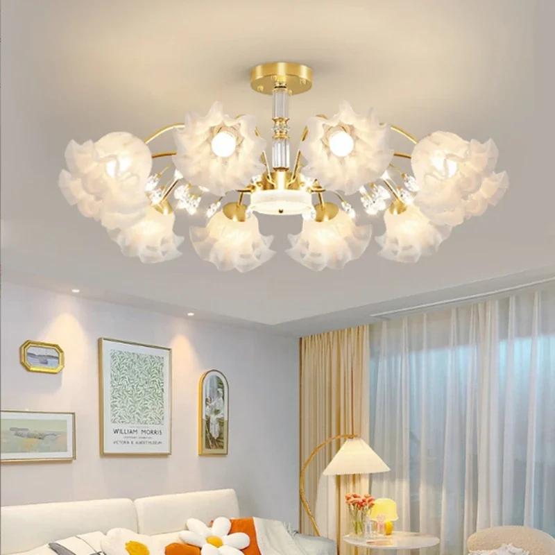 Originality Flower Ceiling Lamp for Living Room Chandelier Modern Bedroom Restaurant New Simplicity Indoor Decorate Luminaires
Originality Flower Ceiling Lamp for Living Room Chandelier Modern Bedroom Restaurant New Simplicity Indoor Decorate Luminaires