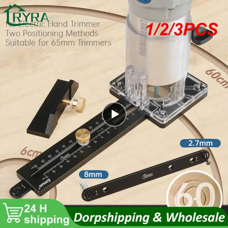 1/2/3PCS Woodworking Circle Cutting Jig for Electric Trimming Machine Wood Router Milling Circle Slotting Base Tools with
1/2/3PCS Woodworking Circle Cutting Jig for Electric Trimming Machine Wood Router Milling Circle Slotting Base Tools with