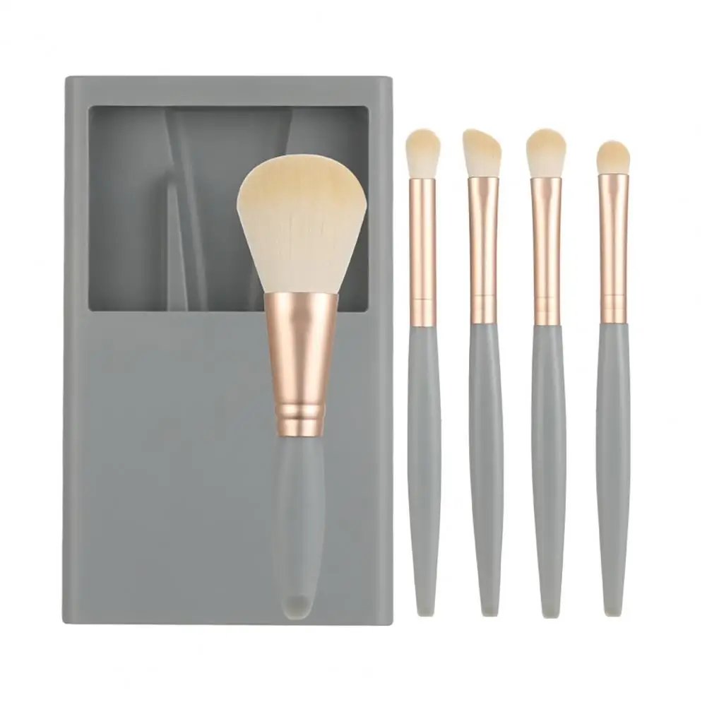 Loose Powder Brush 5Pcs/Set Useful Non-slip Handle Fluffy Professional Eye Makeup Brush Set Travel Use
Loose Powder Brush 5Pcs/Set Useful Non-slip Handle Fluffy Professional Eye Makeup Brush Set Travel Use
