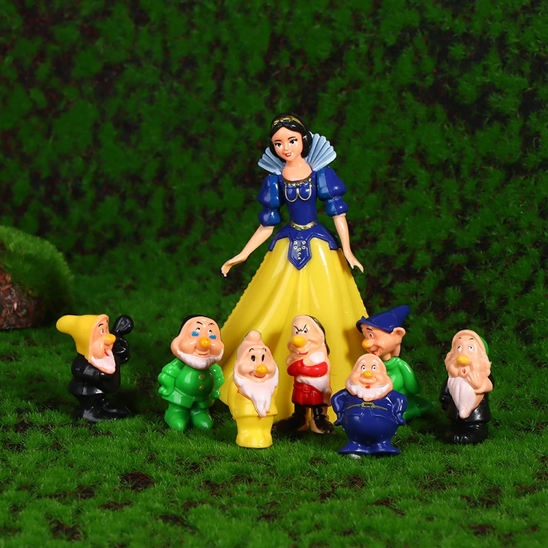 8Pcs Anime Snow White And The Seven Dwarfs Action Figure Snow White Seven Dwarfs Kawaii Doll PVC Collectible Model Toy Gift 
8Pcs Anime Snow White And The Seven Dwarfs Action Figure Snow White Seven Dwarfs Kawaii Doll PVC Collectible Model Toy Gift