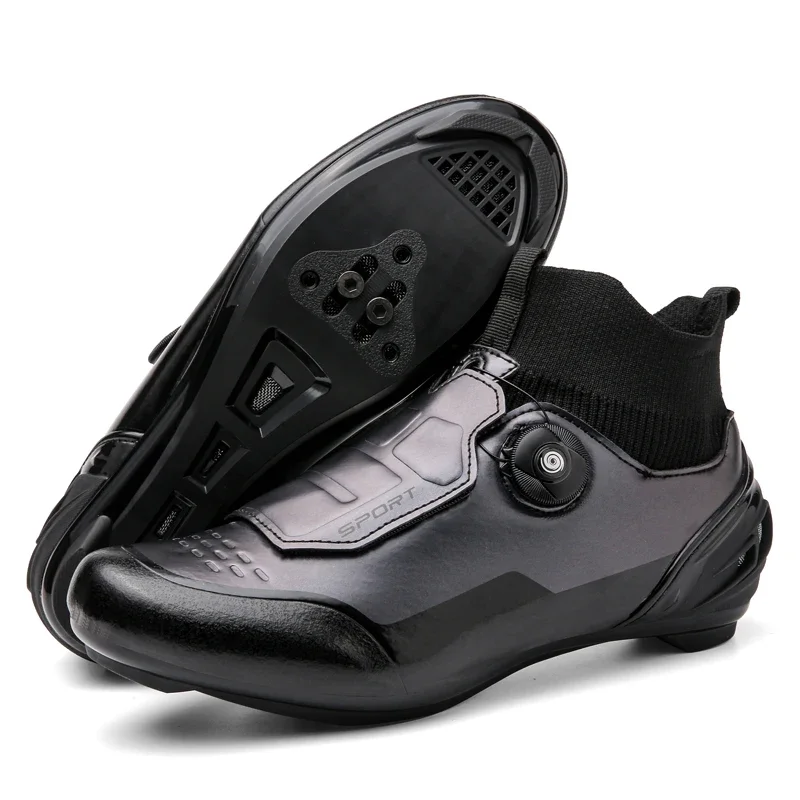

Bicycle Speed Sneakers for Men and Women, Flat Road Bike Boots, Cycling Shoes, Cleats Pedal, SPD Mountain Biking Shoes