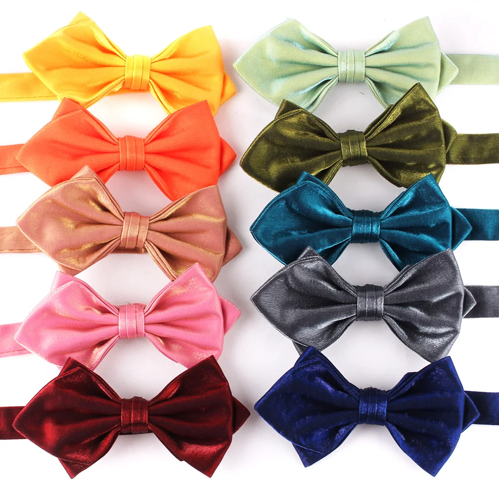 

Wedding Bow tie Casual Bow ties For Men Women Adult Bow Ties Cravats Male Solid Color Bow knot Party Black Re+d Green Bowties