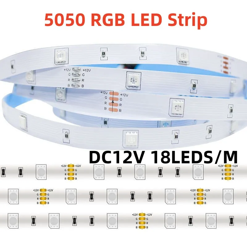 

LED Strip Light 12V 5m 10m 15m 20m 50m 100m SMD 5050 300 LEDs Pixels 2835 Diode Tape RGB White IP65 LED Ribbon Flexible Lights