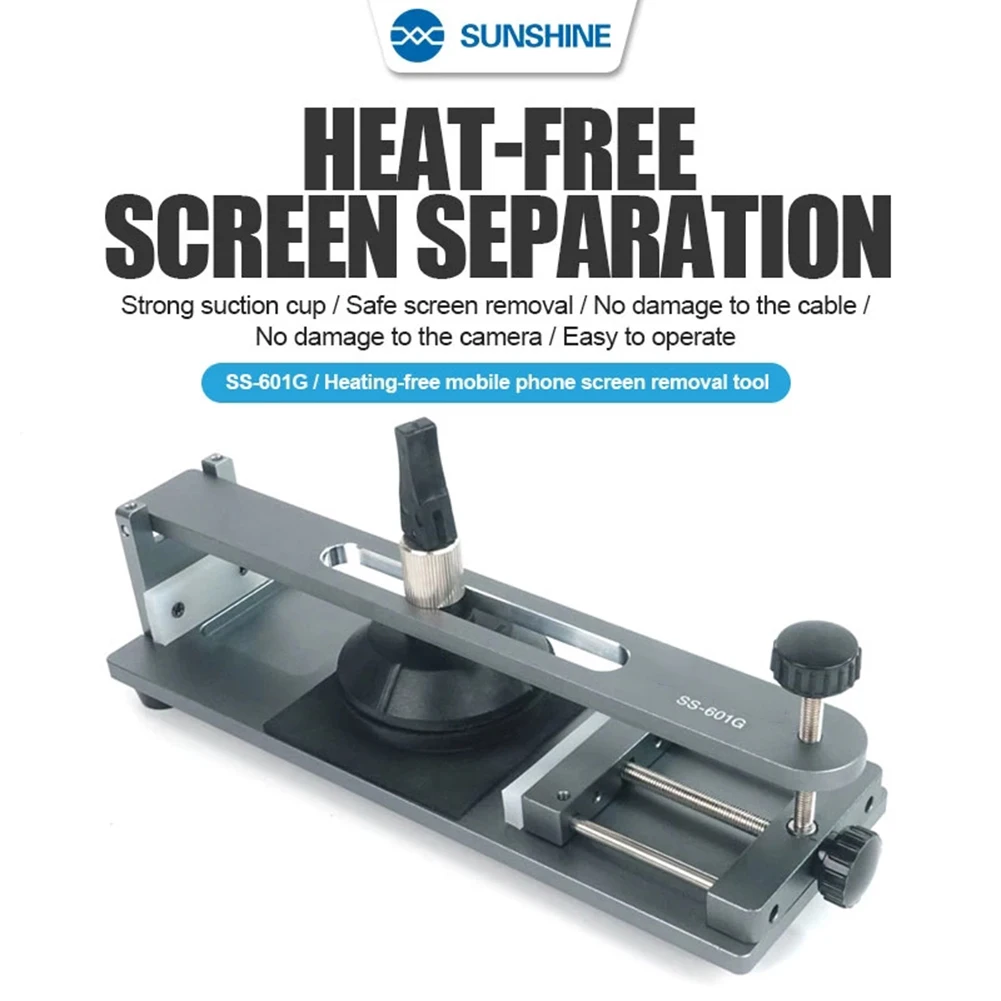 LCD Screen Separator SS-601G Universal Mobile Phone Unheated All Mobile Phone Screen Separation Fixture Repair Hand Tools
LCD Screen Separator SS-601G Universal Mobile Phone Unheated All Mobile Phone Screen Separation Fixture Repair Hand Tools