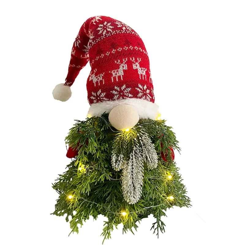 Christmas Tree Gnome Faceless Gnome Dolls Big Nose Decorative Cartoon Glowing LED Desktop Ornament Faceless Toy
Christmas Tree Gnome Faceless Gnome Dolls Big Nose Decorative Cartoon Glowing LED Desktop Ornament Faceless Toy