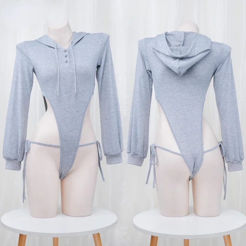 Lolita Anime Girls Sexy Cosplay Solid Long Sleeve Bodysuit Hoodies Halloween Women High Cut Hooded Homewear Lingerie Gifts Bag
Lolita Anime Girls Sexy Cosplay Solid Long Sleeve Bodysuit Hoodies Halloween Women High Cut Hooded Homewear Lingerie Gifts Bag
