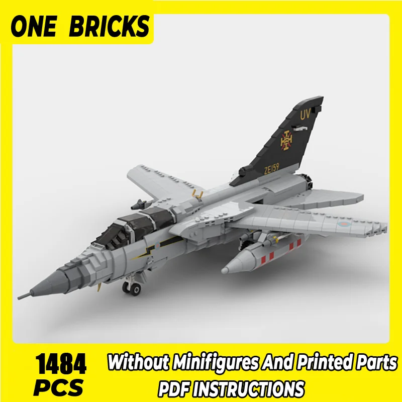 Military Series Moc Building Blocks 1:35 Scale Panavia Tornado ADV F.3 Model Aircraft Bricks DIY Assembly Fighter Toys For Kids
Military Series Moc Building Blocks 1:35 Scale Panavia Tornado ADV F.3 Model Aircraft Bricks DIY Assembly Fighter Toys For Kids