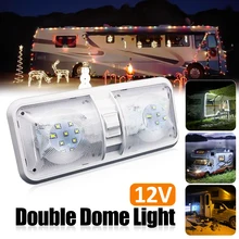 RV LED 12V Ceiling Fixture Camper Trailer Marine Double Dome Light 48 LEDs 800LM Dome Vehicle Ceiling Lamp Auto Roof Lights
RV LED 12V Ceiling Fixture Camper Trailer Marine Double Dome Light 48 LEDs 800LM Dome Vehicle Ceiling Lamp Auto Roof Lights