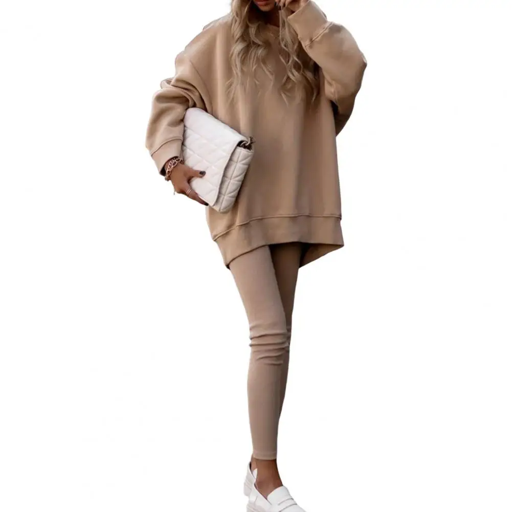 2 Pcs/Set Autumn Sweatshirts Pullover Outfits Long Sleeve Sweatshirt and Skinny Elastic Waist Pants Female 2022 Sports Outwear
2 Pcs/Set Autumn Sweatshirts Pullover Outfits Long Sleeve Sweatshirt and Skinny Elastic Waist Pants Female 2022 Sports Outwear