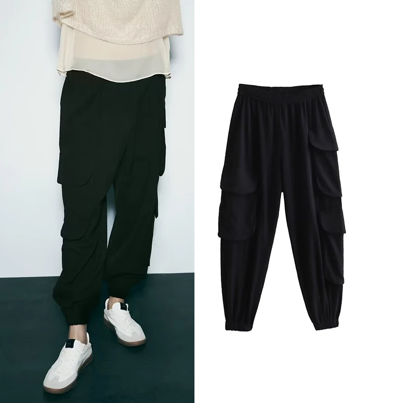 TRAF Pants Autumn Women's 2023 New Elastic Waist Big Pocket Women's Pants Chic Joker Street Youth Casual Pants
TRAF Pants Autumn Women's 2023 New Elastic Waist Big Pocket Women's Pants Chic Joker Street Youth Casual Pants