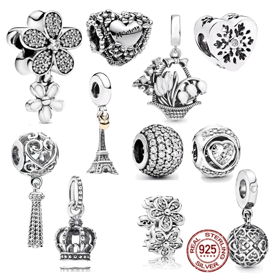 NEW 925 Sterling Silver Paris Eiffel Tower & Little Bear Balloon Charm Bead Fit Original Pandora Bracelet DIY Women Jewelry Gift
NEW 925 Sterling Silver Paris Eiffel Tower & Little Bear Balloon Charm Bead Fit Original Pandora Bracelet DIY Women Jewelry Gift