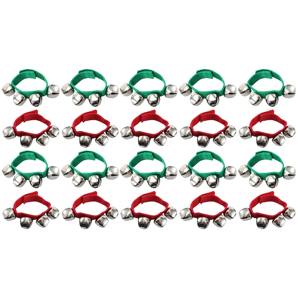 

20 Pcs The Bell Toy Dance Bells Bracelets Wrist Party Decor Jingle Wristband Metal Practical Baby