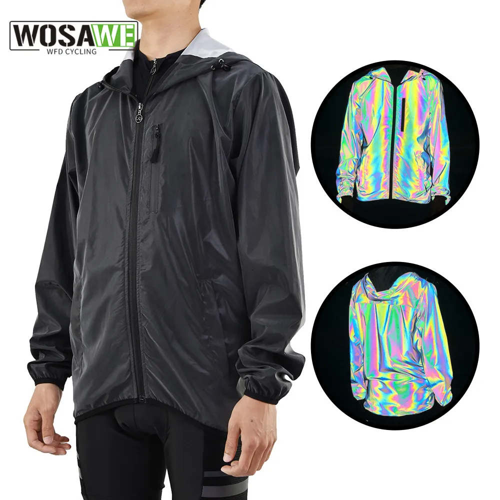 WOSAWE BIKING Cycling Jacket Waterproof Breathable Cycling Jacket Reflective Clothing Men Sports MTB Bike Night Shiny Jackets
WOSAWE BIKING Cycling Jacket Waterproof Breathable Cycling Jacket Reflective Clothing Men Sports MTB Bike Night Shiny Jackets